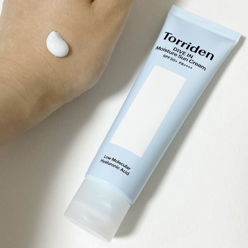 ダイブイン ウォータリーモイスチャーサンクリーム/Torriden/日焼け止めクリームを使ったクチコミ（3枚目）