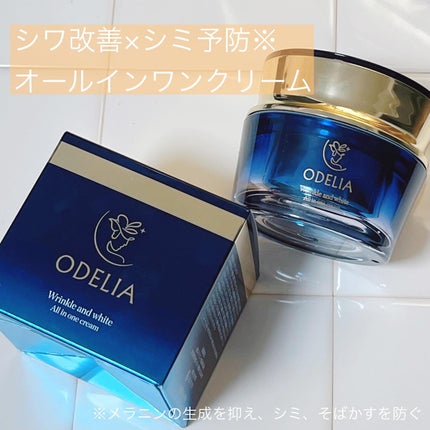 リンクル&ホワイト オールインワンクリーム/ODELIA/オールインワン化粧品を使ったクチコミ(1枚目)