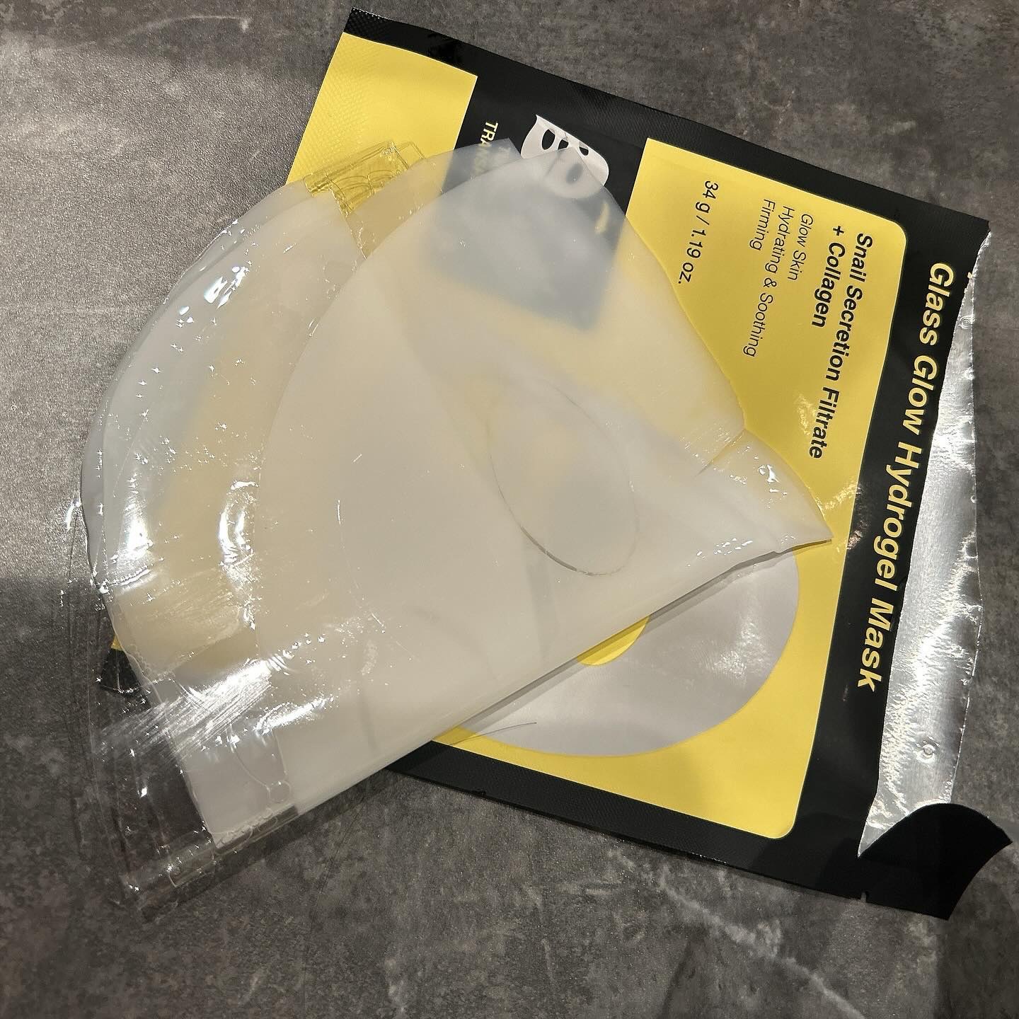 アドバンスド スネイルムチン グラスグロー ハイドロゲル マスク/COSRX/シートマスク・パックを使ったクチコミ（2枚目）