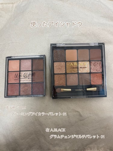 UR GLAM　BLOOMING EYE COLOR PALETTE/U R GLAM/アイシャドウパレットを使ったクチコミ（2枚目）