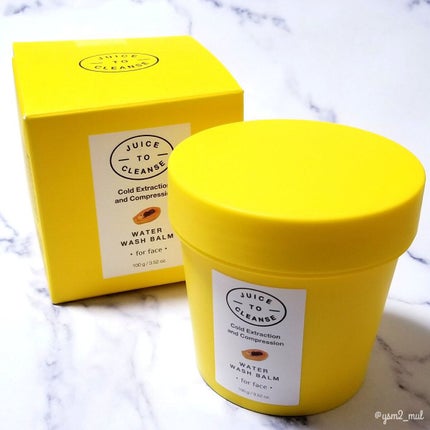 ウォーターウォッシュバーム/JUICE TO CLEANSE/スクラブ・ゴマージュを使ったクチコミ(5枚目)