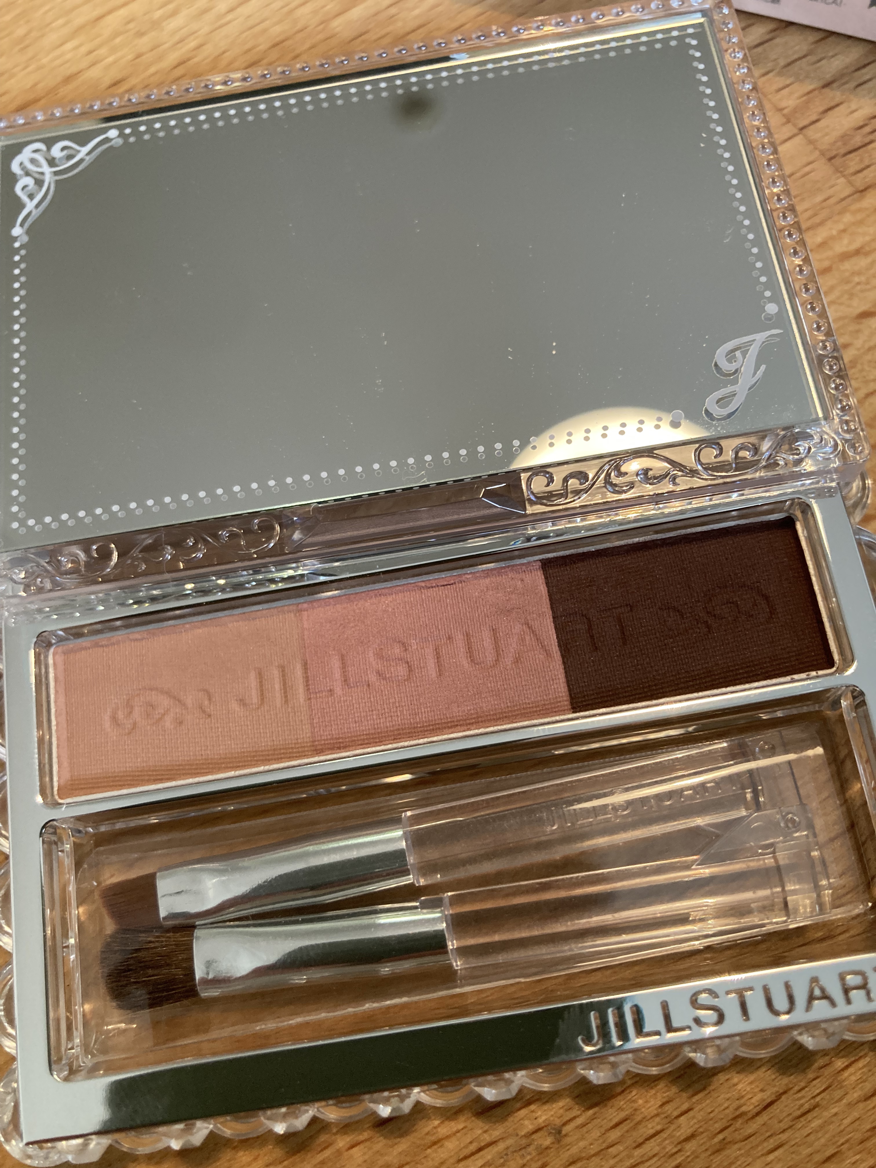 ジルスチュアート ニュアンスブロウパレット 02 rose pink shade/JILL STUART/パウダーアイブロウを使ったクチコミ（2枚目）