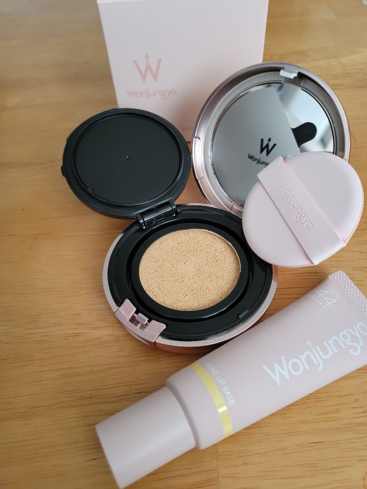 ウォンジョンヨ フィッティングクッション ラスティング 03 ペールベージュ/Wonjungyo/クッションファンデーションを使ったクチコミ（1枚目）