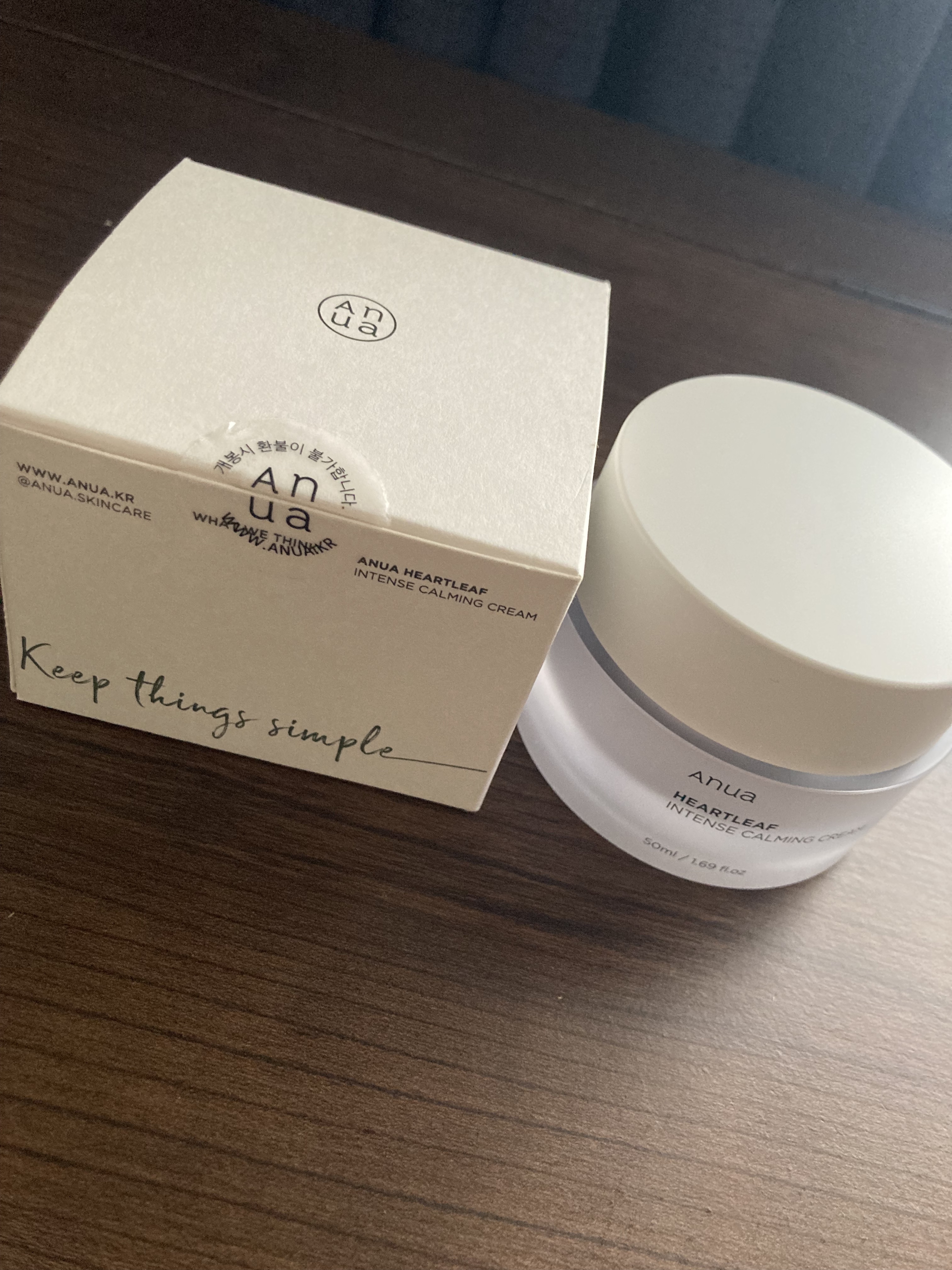 ドクダミ 70 インテンスカーミングクリーム/Anua/フェイスクリームを使ったクチコミ（1枚目）