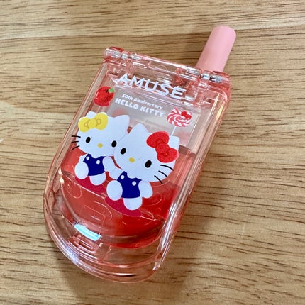 リップ&チークセルフォン 01 アップルソーダ/AMUSE/口紅を使ったクチコミ(3枚目)