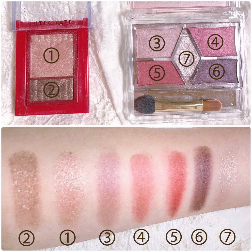 ワイドルックアイズ/インテグレート/アイシャドウパレットを使ったクチコミ（3枚目）