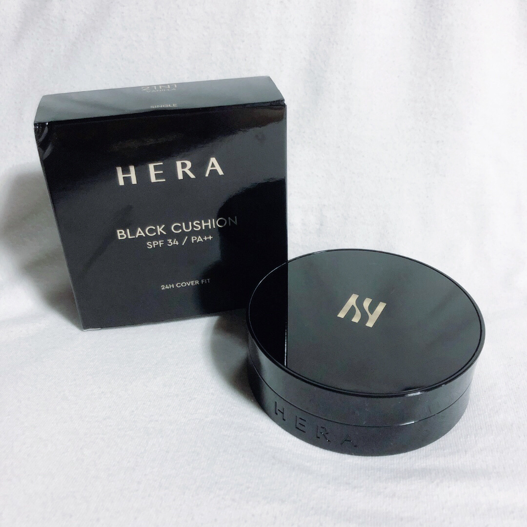 ブラック クッション/HERA/クッションファンデーションを使ったクチコミ（2枚目）