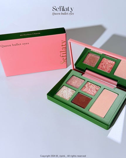 セフィラティ クイーンバレットアイズ/Sefilaty/アイシャドウパレットを使ったクチコミ(6枚目)