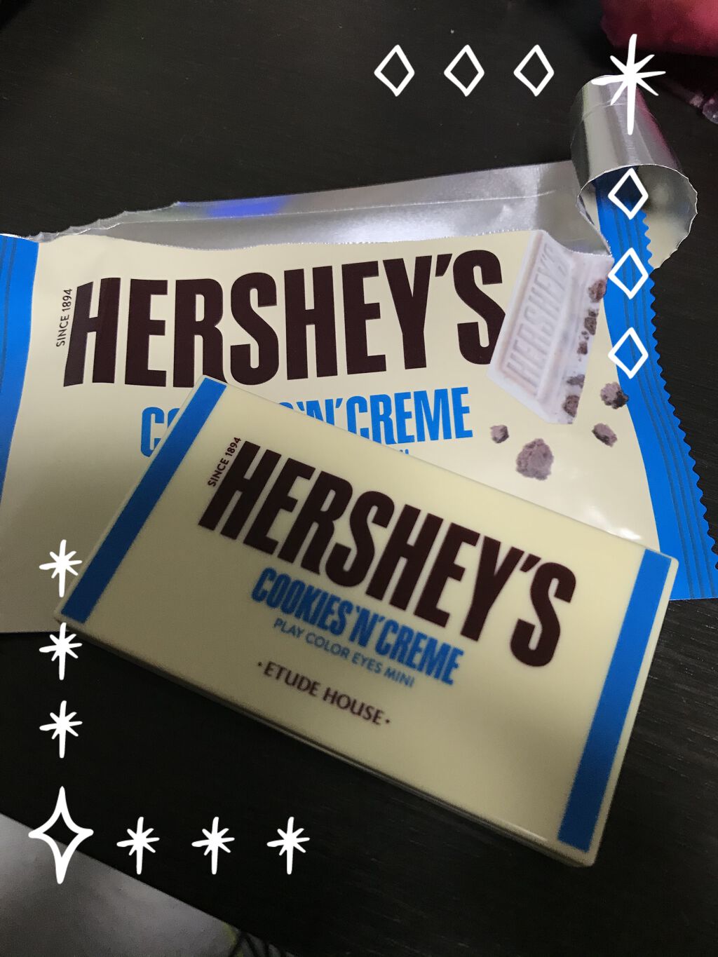 ハーシー プレイカラーアイズミニ/ETUDE/アイシャドウパレットを使ったクチコミ（1枚目）