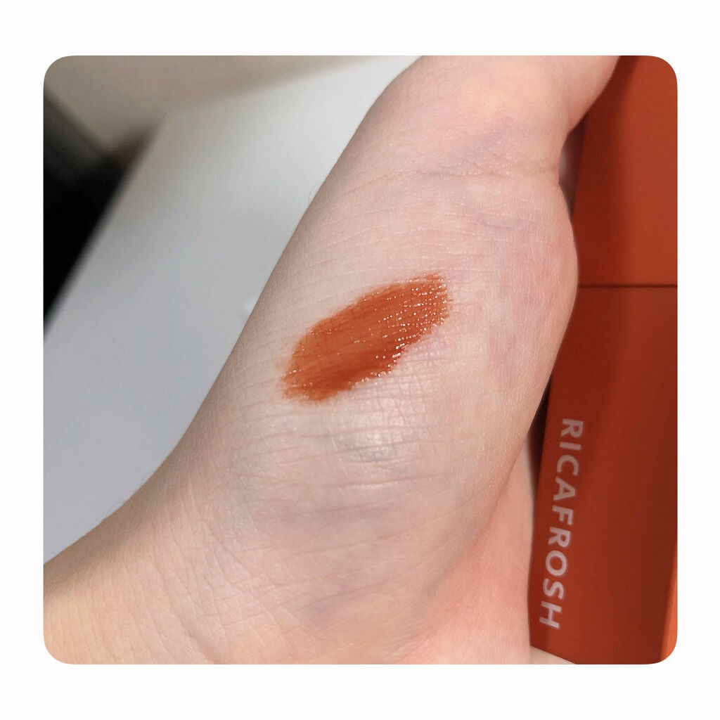 ジューシーリブティント/RICAFROSH/リップティントを使ったクチコミ(3枚目)