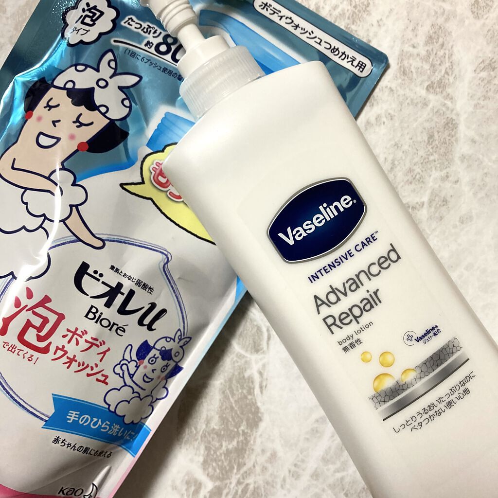 泡で出てくる！ボディウォッシュ/ビオレu/ボディソープを使ったクチコミ（1枚目）