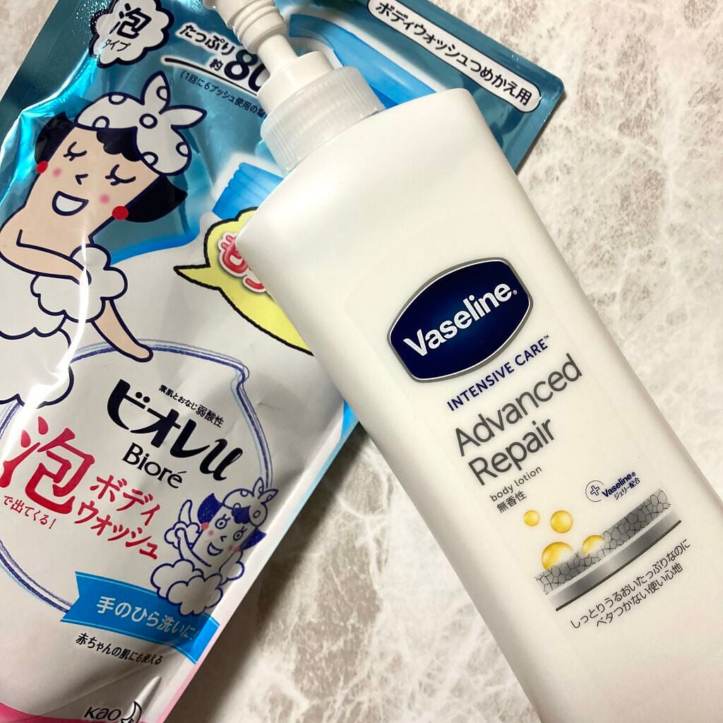 ヴァセリン アドバンスドリペア ボディローション 無香料/ヴァセリン/ボディローションを使ったクチコミ(1枚目)