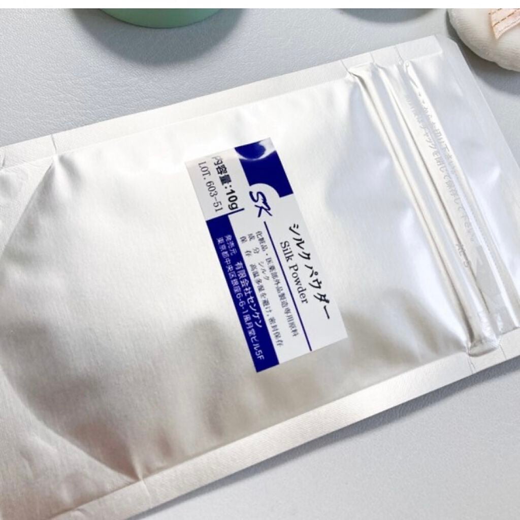 シルクパウダー(シルク100%)有限会社センケン/有限会社センケン/ルースパウダーを使ったクチコミ(3枚目)