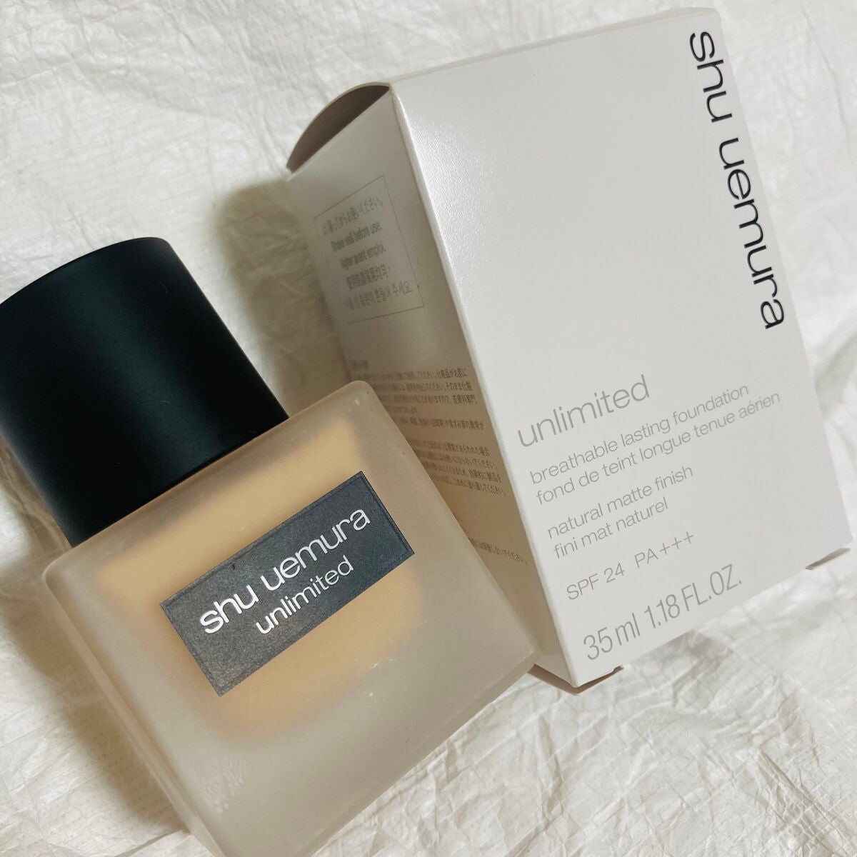 (旧)アンリミテッド ラスティング フルイド/shu uemura/リキッドファンデーションを使ったクチコミ(3枚目)