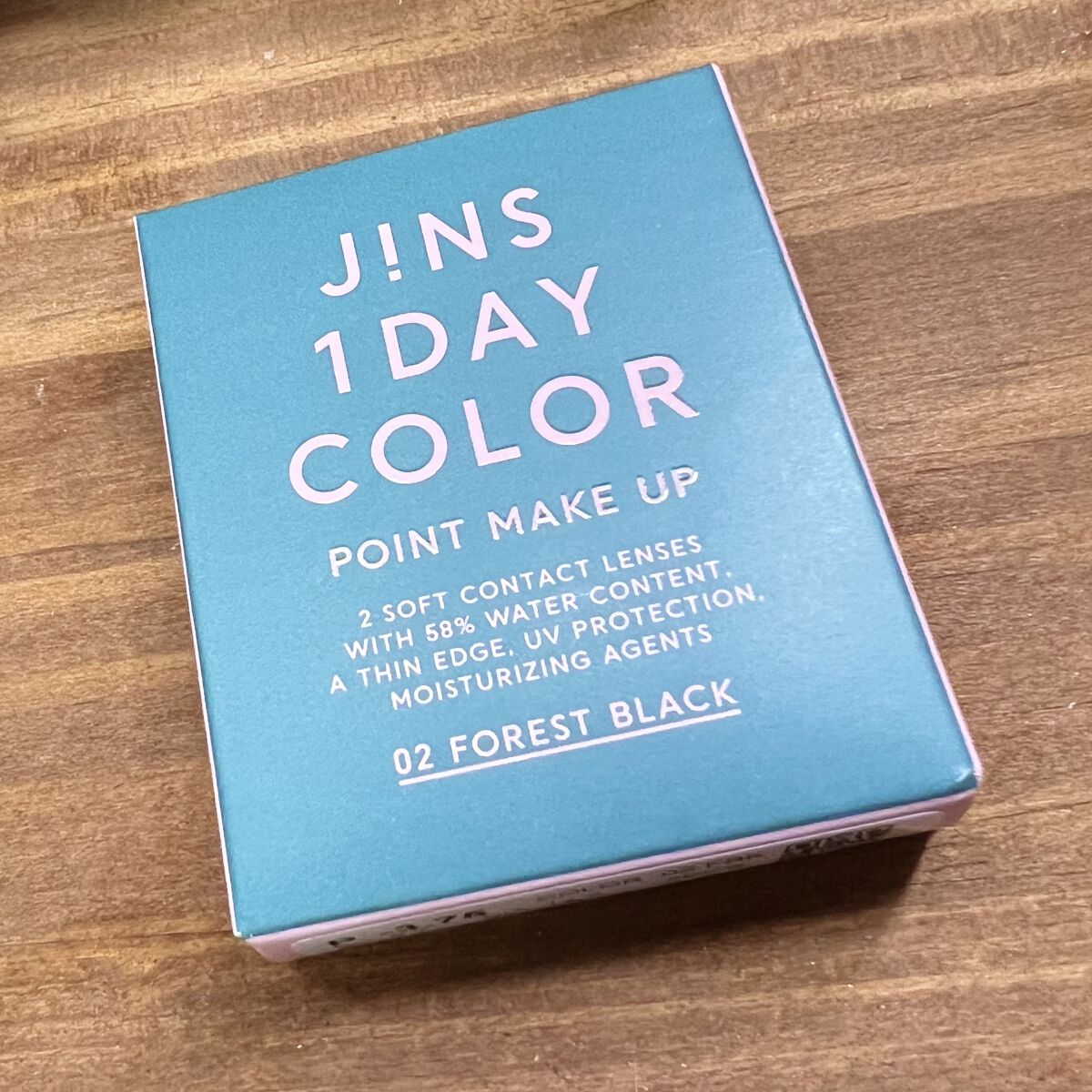 JINS1DAYCOLOR 02  FOREST BLACK(POINT MAKE UP)