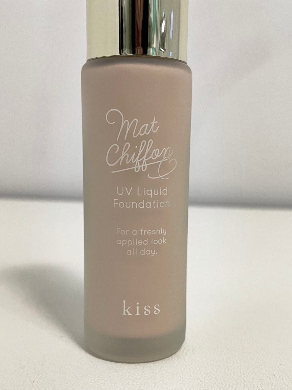 マットシフォン UVリキッドファンデ/KiSS/リキッドファンデーションを使ったクチコミ(1枚目)