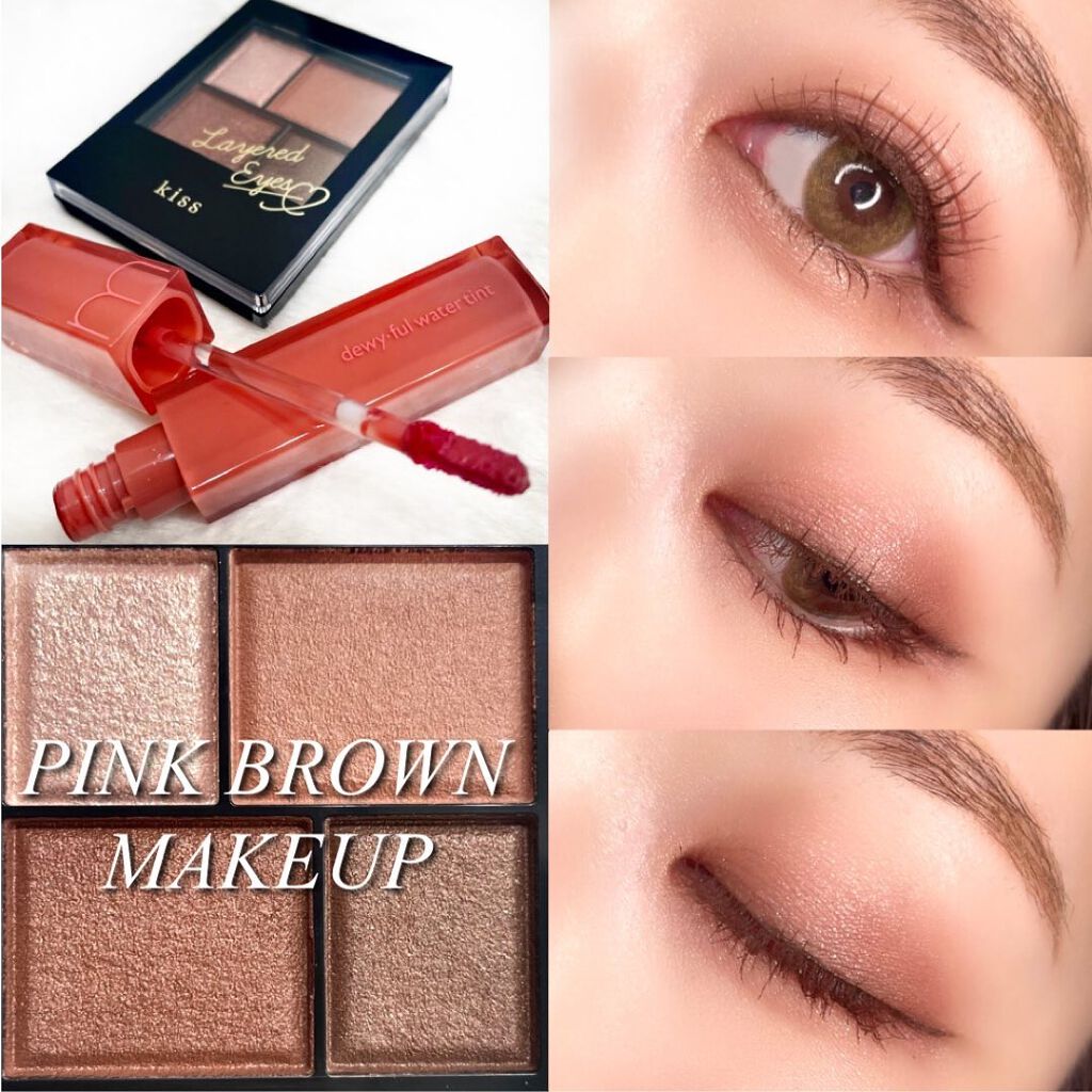 レイヤードアイズ/KiSS/アイシャドウパレットを使ったクチコミ（1枚目）