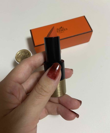 〈ルージュ・エルメス〉 ルージュ ア レーヴル マット/エルメス/口紅を使ったクチコミ(2枚目)