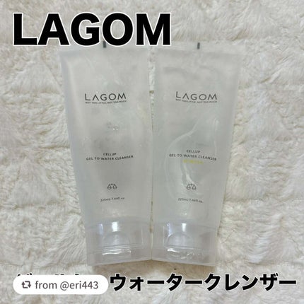 ラゴム ジェルトゥウォーター クレンザー(朝用洗顔)/LAGOM /その他洗顔料を使ったクチコミ(1枚目)