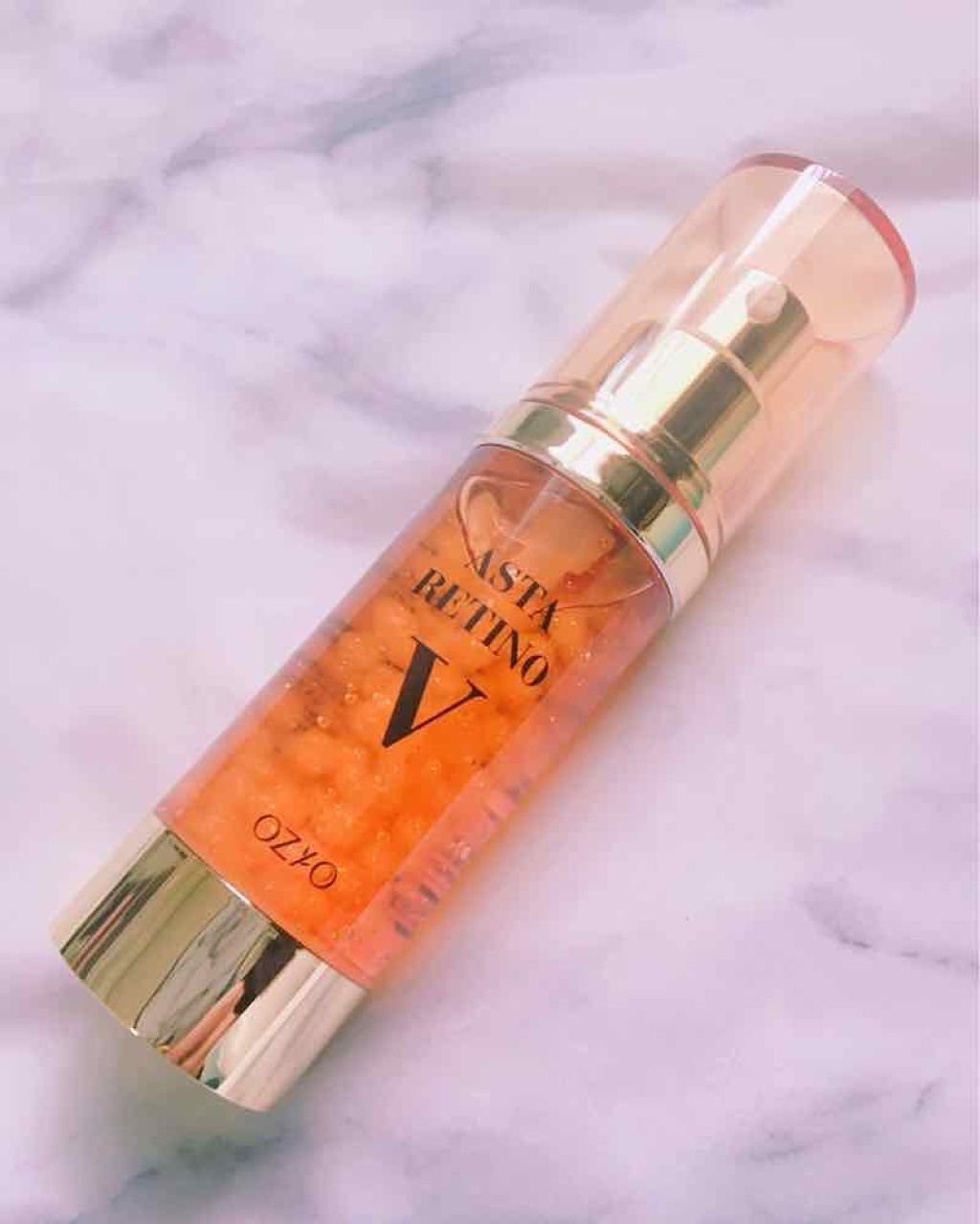 オージオ アスタレチノVのクチコミ「浸透力に優れたビタミンC誘導体やビタミンE（トコトリエノール）が配合されています。
壊れやすい.....」（3枚目）