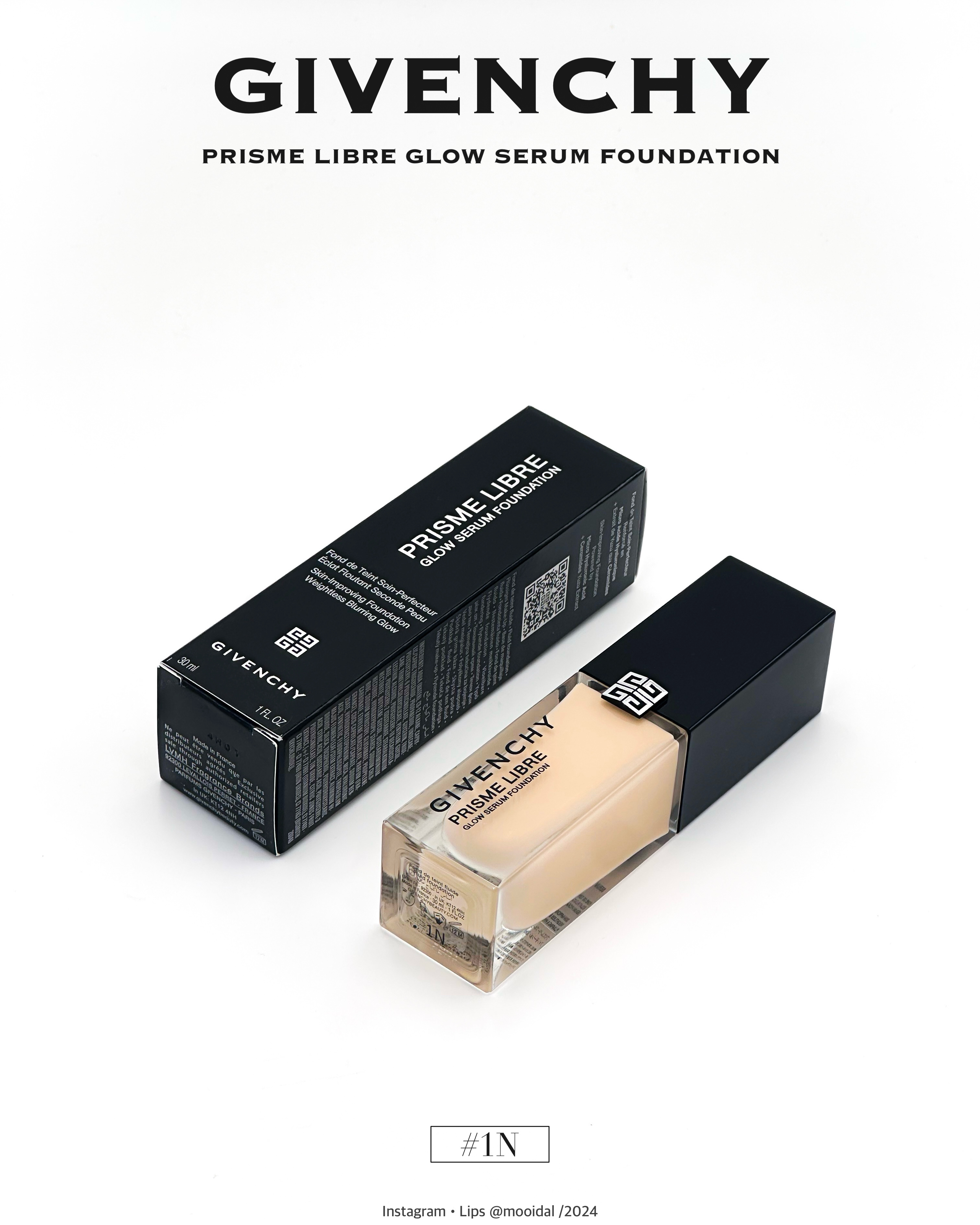 プリズム･リーブル･グロウ･セラム･ ファンデーション/GIVENCHY/リキッドファンデーションを使ったクチコミ（1枚目）