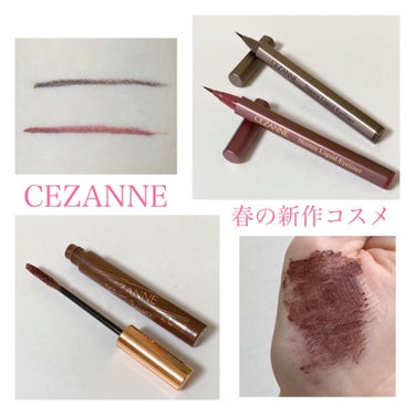 ニュアンスリキッドアイライナー/CEZANNE/リキッドアイライナーを使ったクチコミ（1枚目）