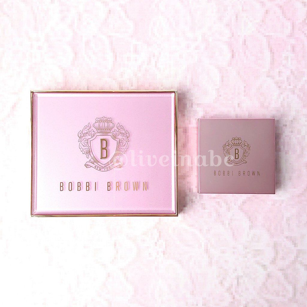 ハイライティング パウダー ピンクグロウミニ（グロウイング ピンクデザイン）/BOBBI BROWN/パウダーハイライトを使ったクチコミ（2枚目）