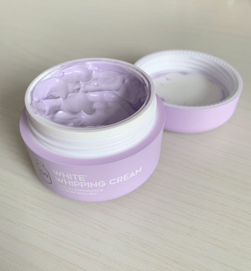 WHITE WHIPPING CREAM(ウユクリーム)/G9SKIN/化粧下地を使ったクチコミ(3枚目)