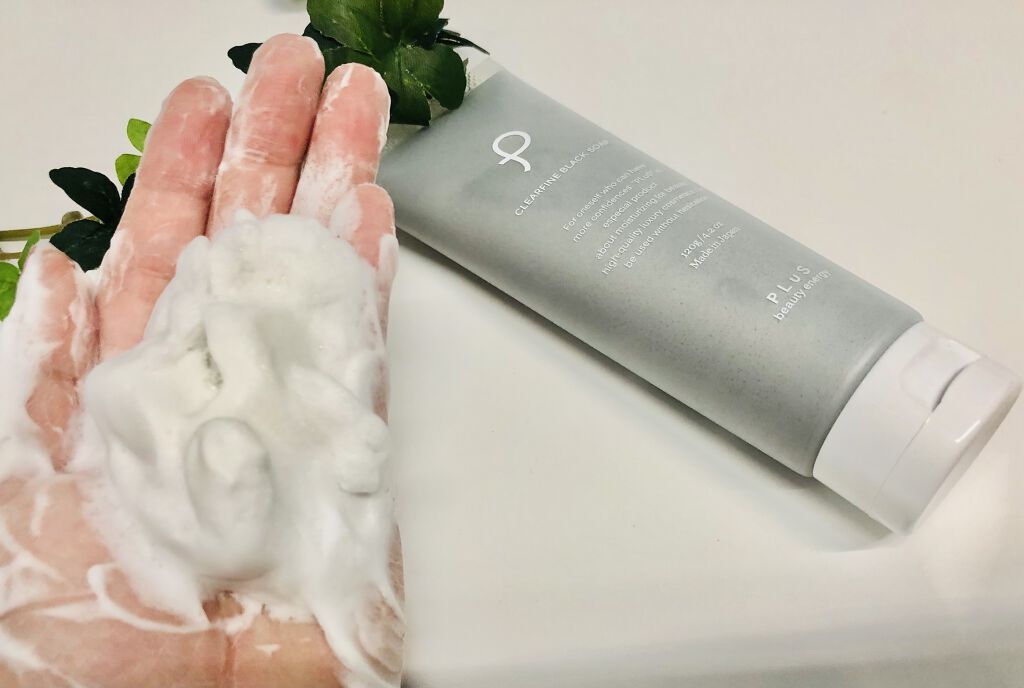 クリアファイン ブラック ソープ チューブタイプ/PLuS/洗顔フォームを使ったクチコミ（3枚目）