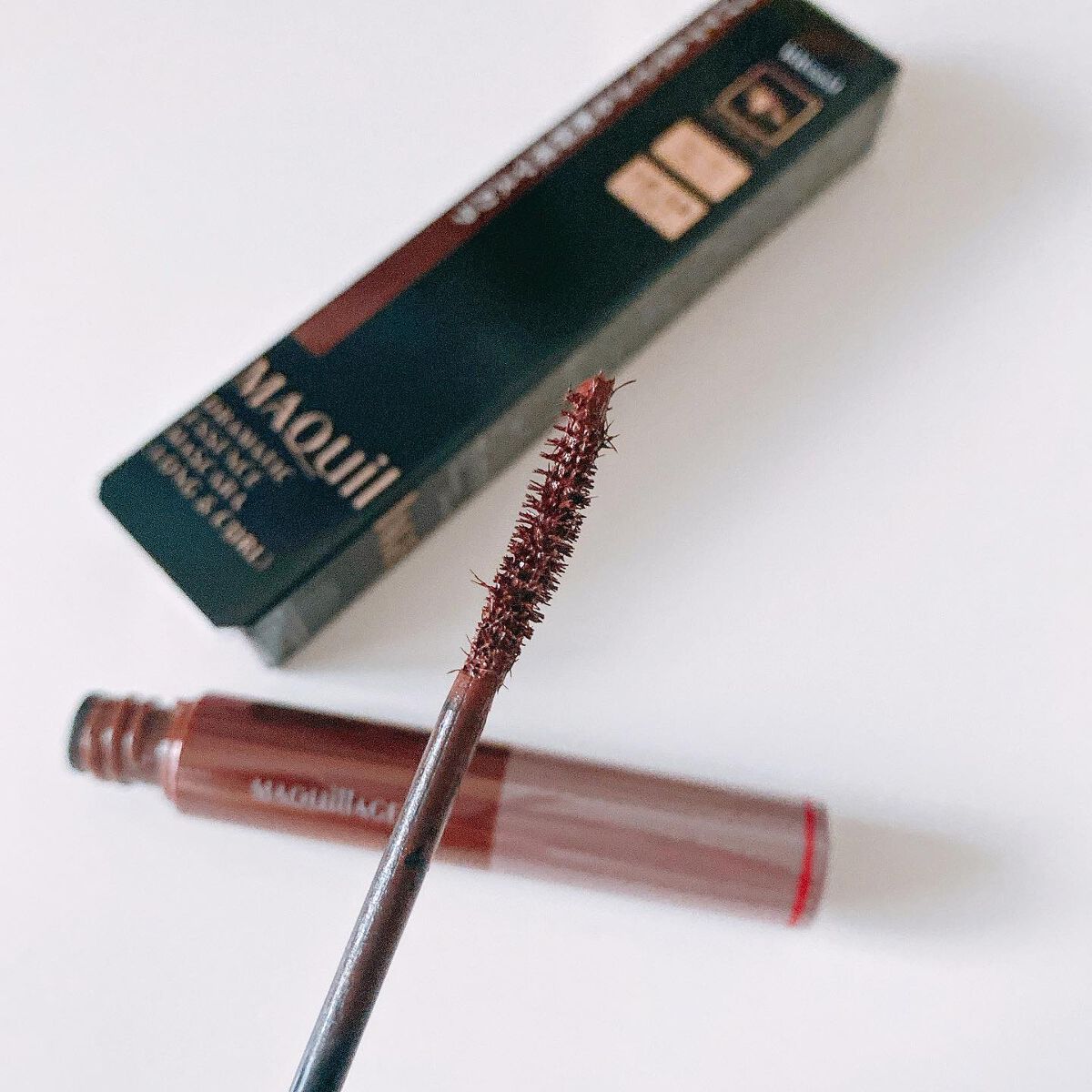 ドラマティックエッセンスマスカラ (ロング＆カール)/マキアージュ/マスカラを使ったクチコミ（2枚目）