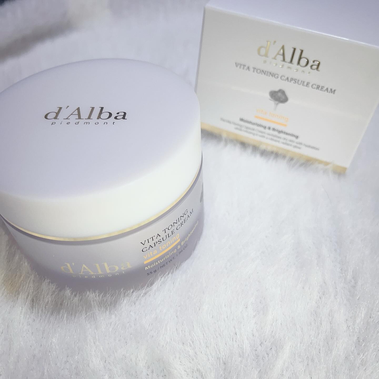 ビタトーニングカプセルクリーム/ダルバ/フェイスクリームを使ったクチコミ（1枚目）