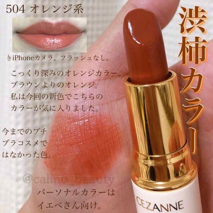 ラスティング リップカラーN/CEZANNE/口紅を使ったクチコミ(3枚目)