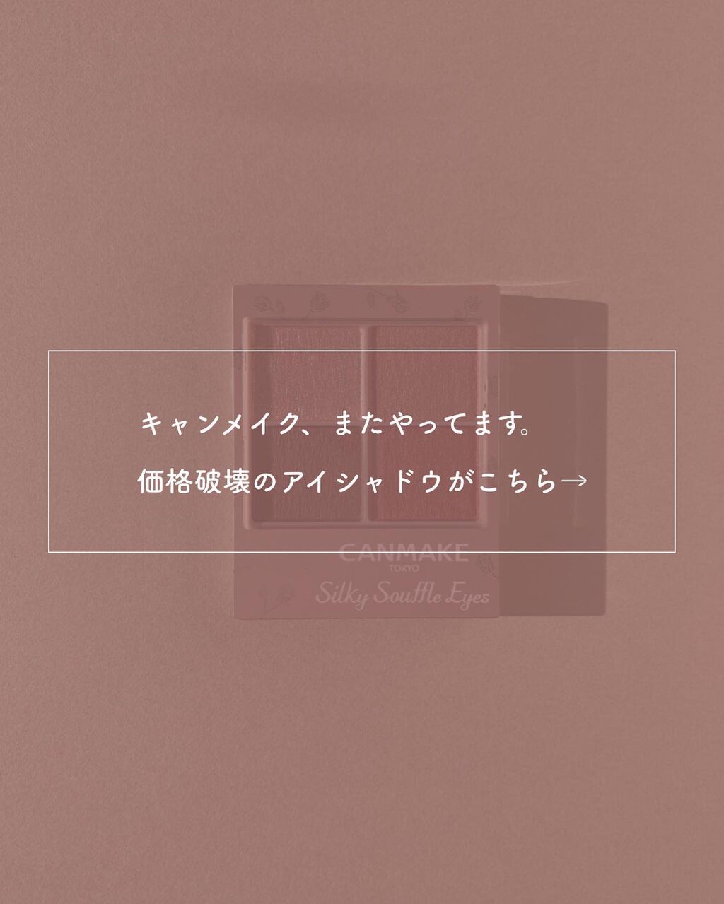 シルキースフレアイズ（マットタイプ）/キャンメイク/アイシャドウパレットを使ったクチコミ（2枚目）
