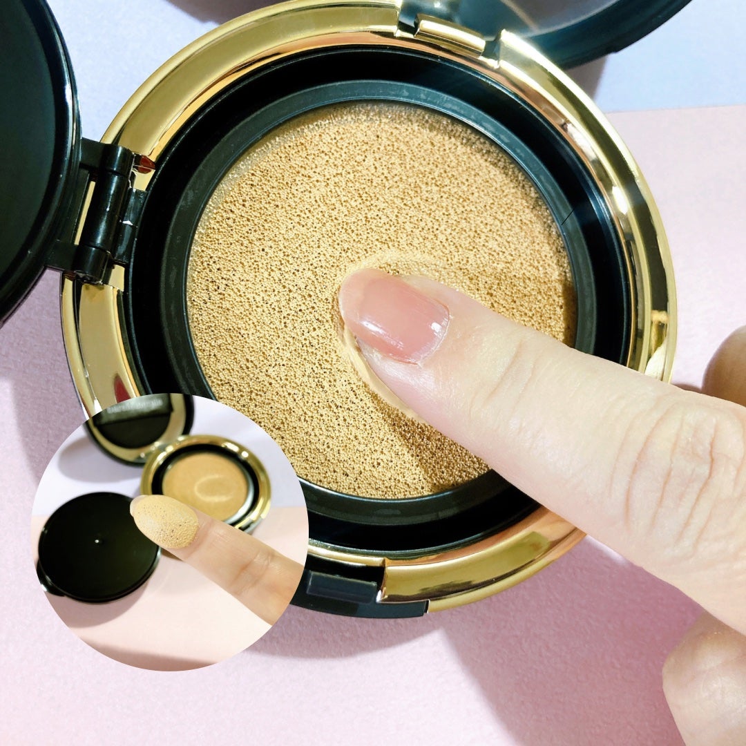 オリジナル ピュア セラム カバーアップ クッション/bareMinerals/クッションファンデーションを使ったクチコミ(2枚目)