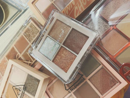 TWINKLE POP Pearl Flex Glitter Eye Palette/CLIO/アイシャドウパレットを使ったクチコミ(1枚目)
