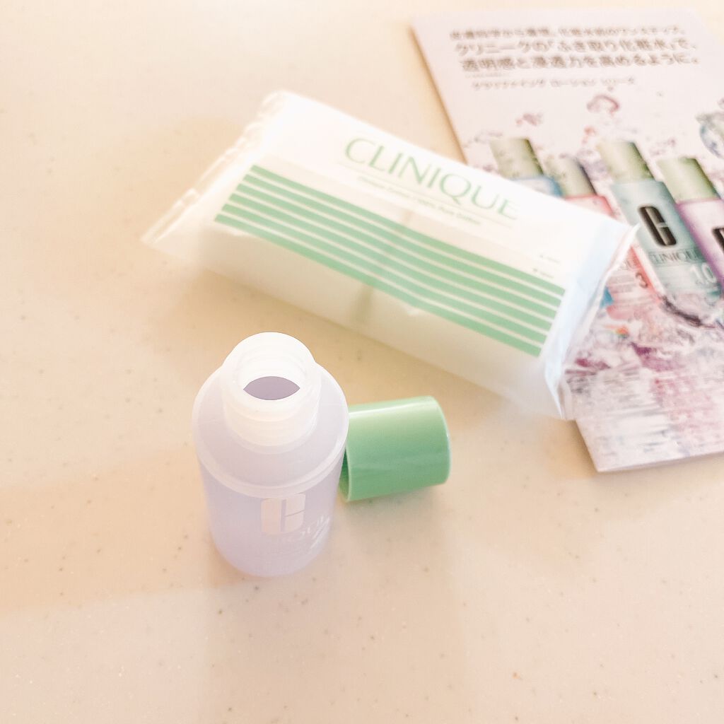 もちこ♡ on LIPS 「【使った商品】クリニーク ふき取り化粧水【使用感】マスクが必須..」(2枚目)