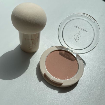 ベアブラッシャー パフ付き/フォレンコス/パウダーチークを使ったクチコミ(7枚目)