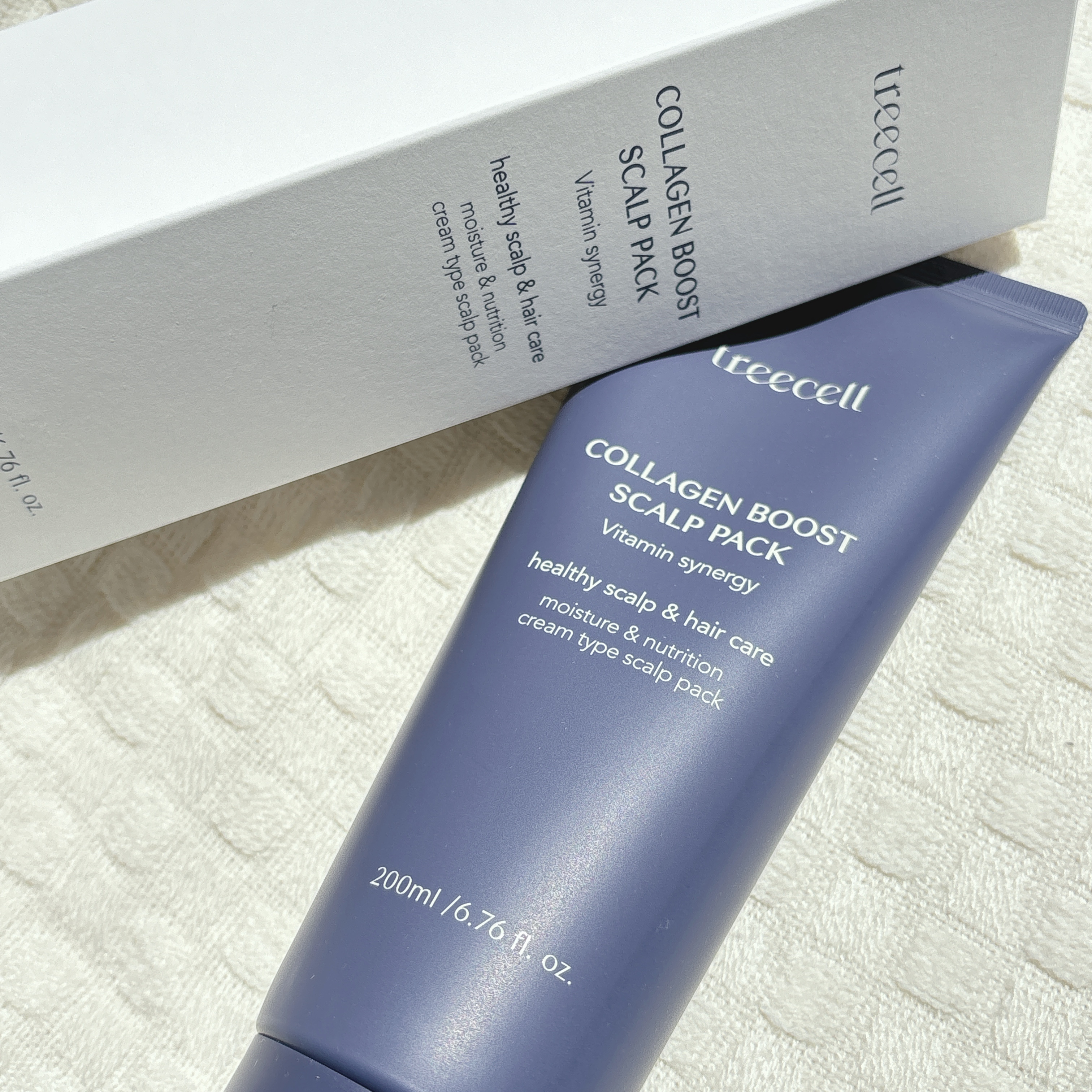 treecell コラーゲンブースト スカルプパックのクチコミ「頭皮にも
コラーゲン🫧

treecell
コラーゲンブースト スカルプパック
お試しさせて頂.....」（1枚目）