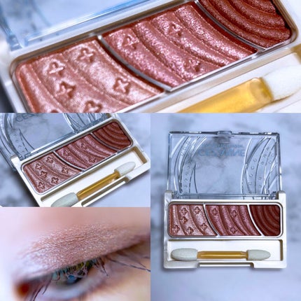 トーンアップアイシャドウ/CEZANNE/アイシャドウパレットを使ったクチコミ(3枚目)