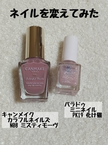 カラフルネイルズ/キャンメイク/マニキュアを使ったクチコミ(1枚目)