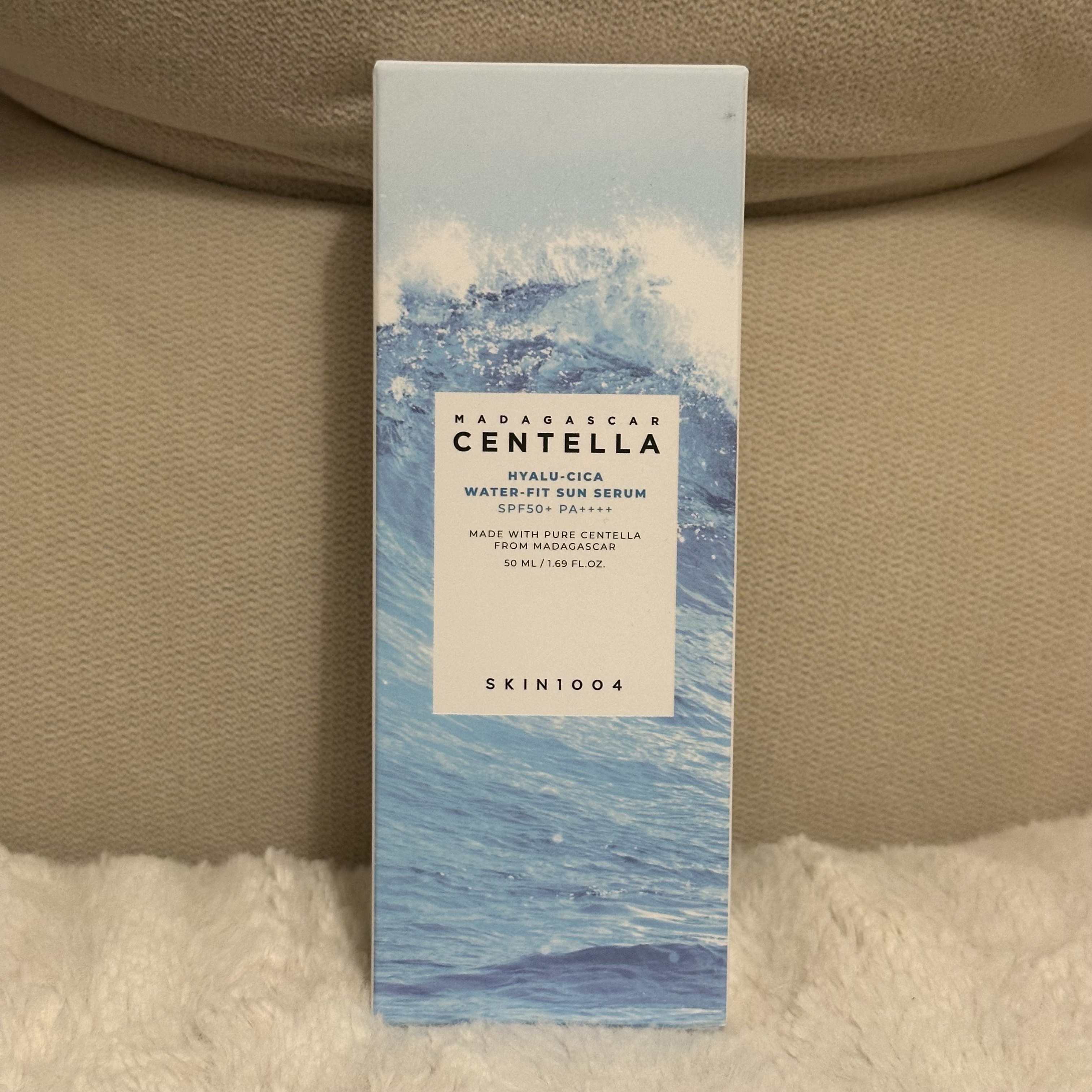 ヒアルーシカ ウォーターフィット サンセラム/SKIN1004/日焼け止めローションを使ったクチコミ（1枚目）