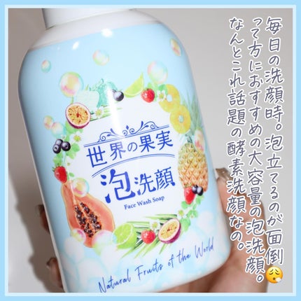 世界の果実 すっきり泡洗顔/世界の果実/泡洗顔を使ったクチコミ(2枚目)