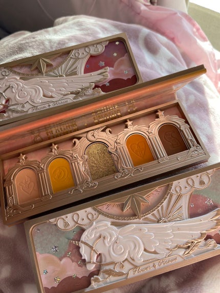 ローズユニコーンシリーズ アイシャドウパレット/FlowerKnows/アイシャドウパレットを使ったクチコミ(2枚目)