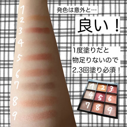 UR GLAM BLOOMING EYE COLOR PALETTE/U R GLAM/アイシャドウパレットを使ったクチコミ(5枚目)