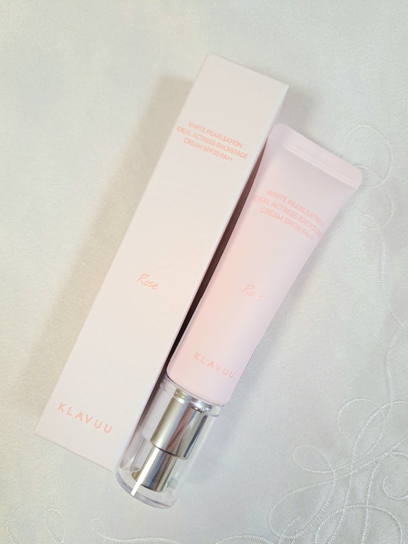 WHITE PEARLSATION IDEAL ACTRESS BACKSTAGE CREAM/KLAVUU/化粧下地を使ったクチコミ(4枚目)