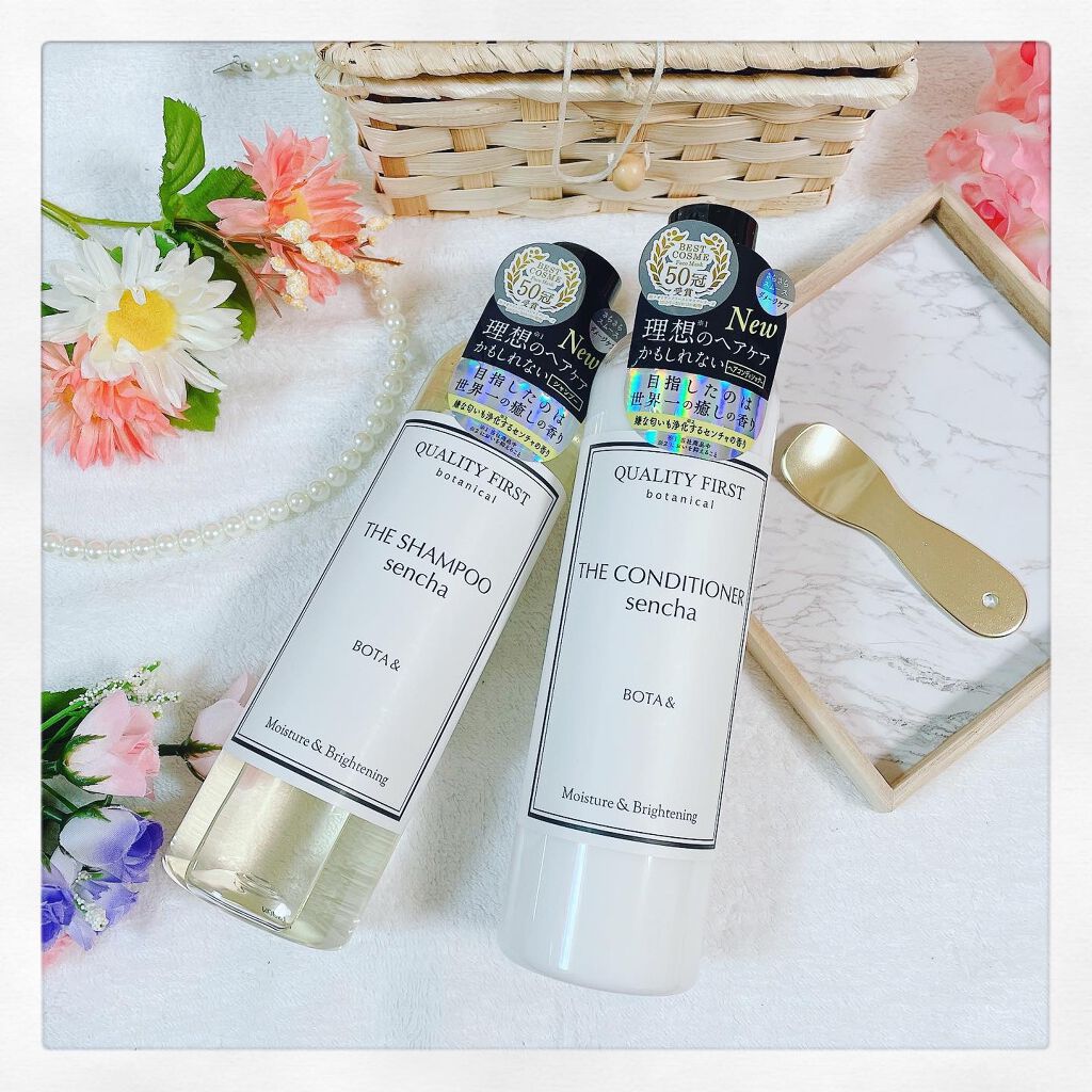 ボタアンド ザ シャンプー <sencha>/クオリティファースト/市販シャンプーを使ったクチコミ（1枚目）