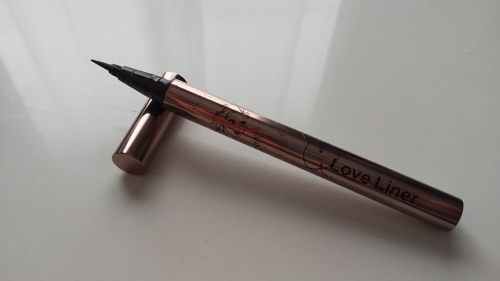 ラブ・ライナー リキッドアイライナーＲ３ ダークブラウン（サンリオキャラクターズ）/ラブ・ライナー/リキッドアイライナーを使ったクチコミ（3枚目）