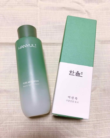 HANYUL ハンユル(한율 韓律) Pure Artemisia Watery Calming Toner 150ml
(新芽のヨモギ水分鎮静化粧水)

Qoo10 にて1980円で購入しました。

