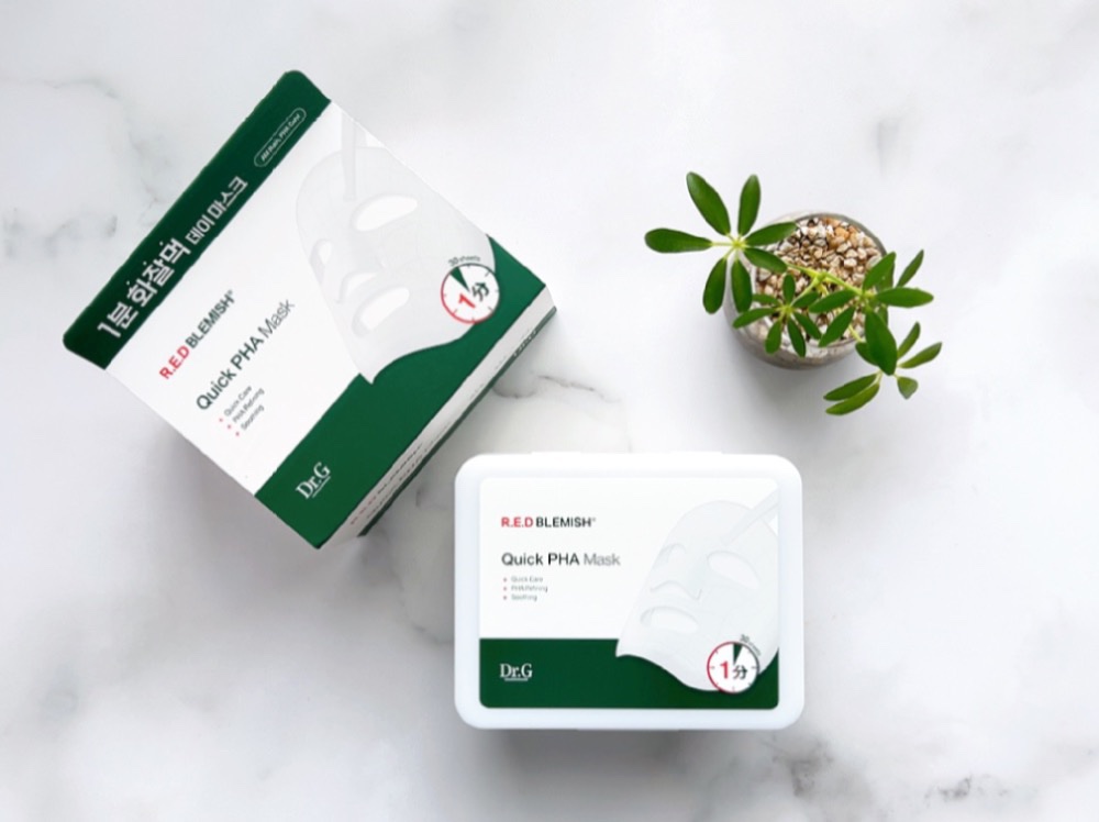 レッドブレミッシュクイックPHAシートマスク/Dr.G/シートマスク・パックを使ったクチコミ（1枚目）