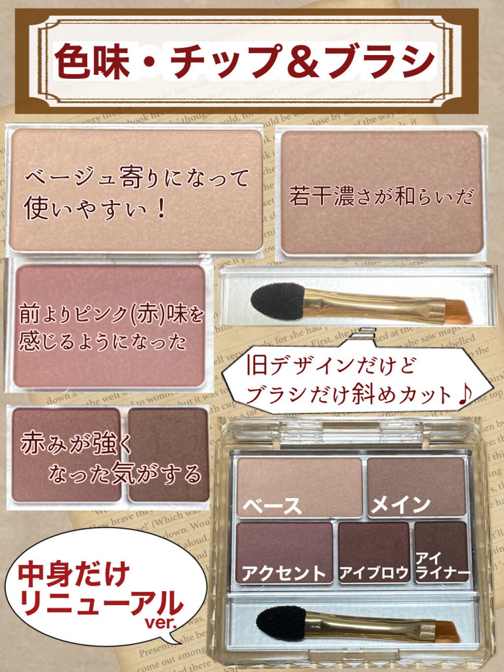 パーフェクトマルチアイズ/キャンメイク/アイシャドウパレットを使ったクチコミ(2枚目)